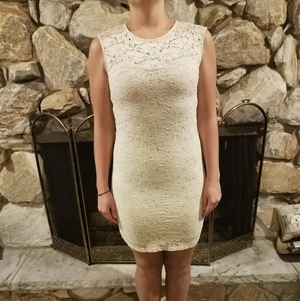 Allover lace dress